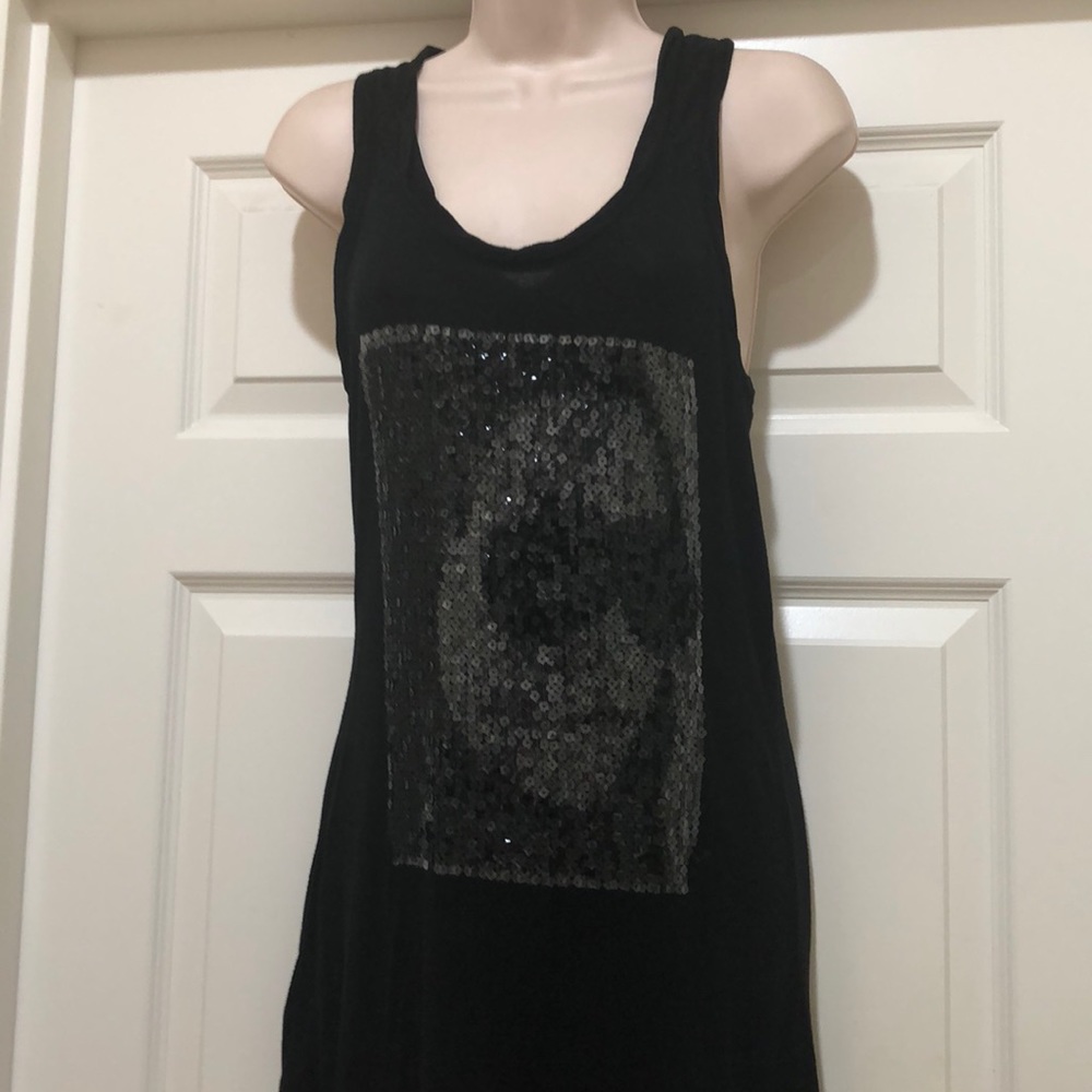 Twenty One Long Black Tank Size S